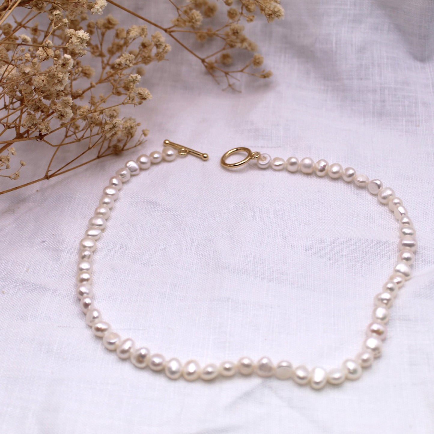 All Natural Pearl Necklace